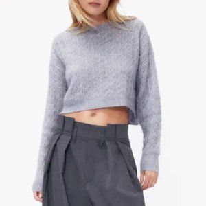 Zara Special Editions Wool Blend Cropped Sweater